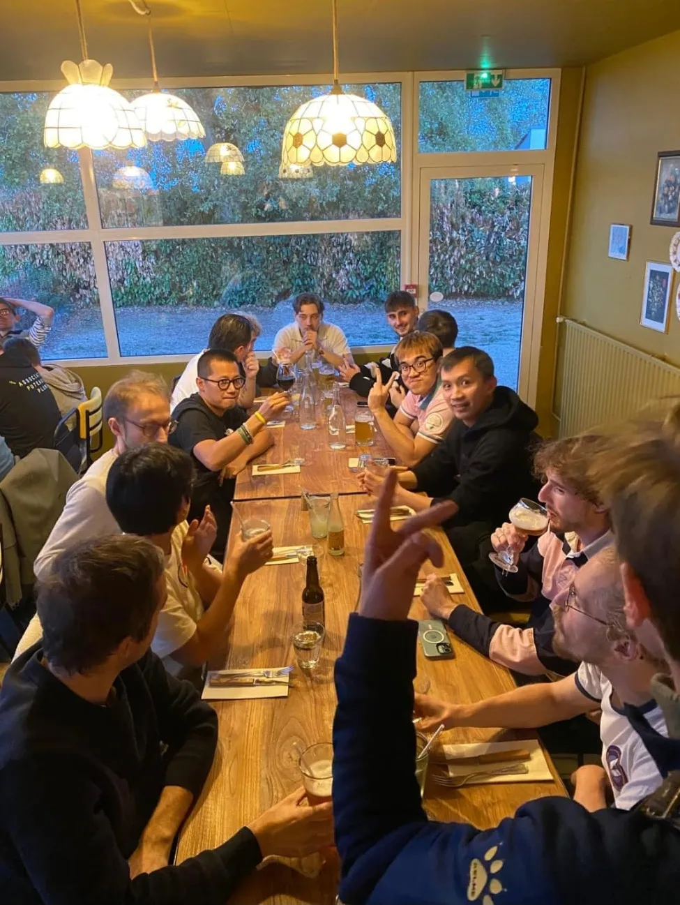 soirée au restaurant